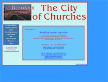 Tablet Screenshot of brooklynchurches.org